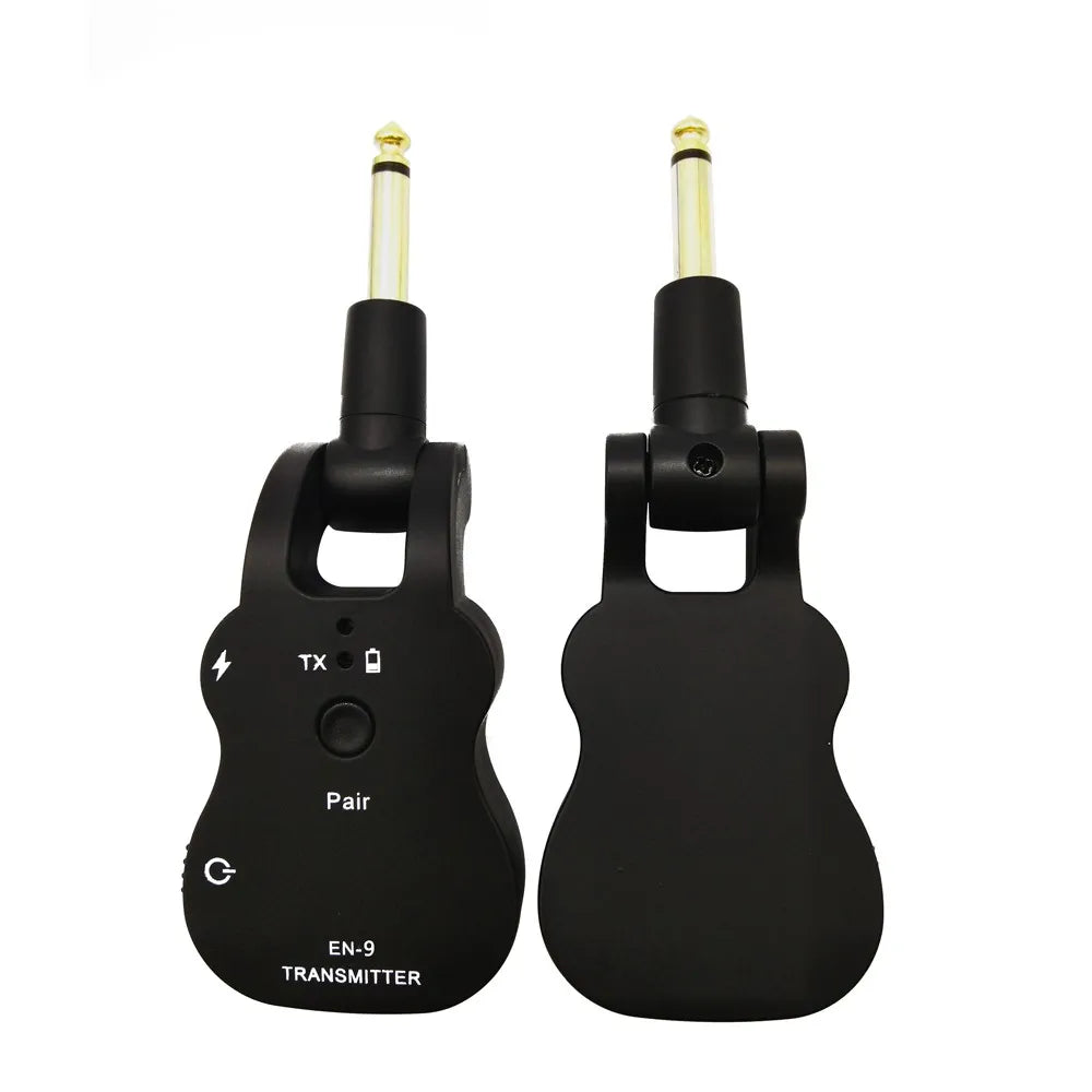 2.4G UHF Wireless Audio Transmitter and Receiver System USB Rechargeable Pick up for Electric Guitar Bass Musical Instrument Acc