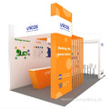 10Ft X 20Ft Aluminum Frame Tension Fabric Exhibition Design Stall Booth with Easy Installation and Custom Color
