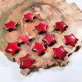 HZ Diy Wholesale Natural Polished Gemstone Red Jasper Stone Star Crystal Stones for Home Decoration Crafts