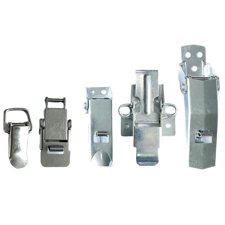 ODM OEM Stainless Steel Alloy Toggle Latch Lock Silver Tone Flexible Damping Carton Packaging