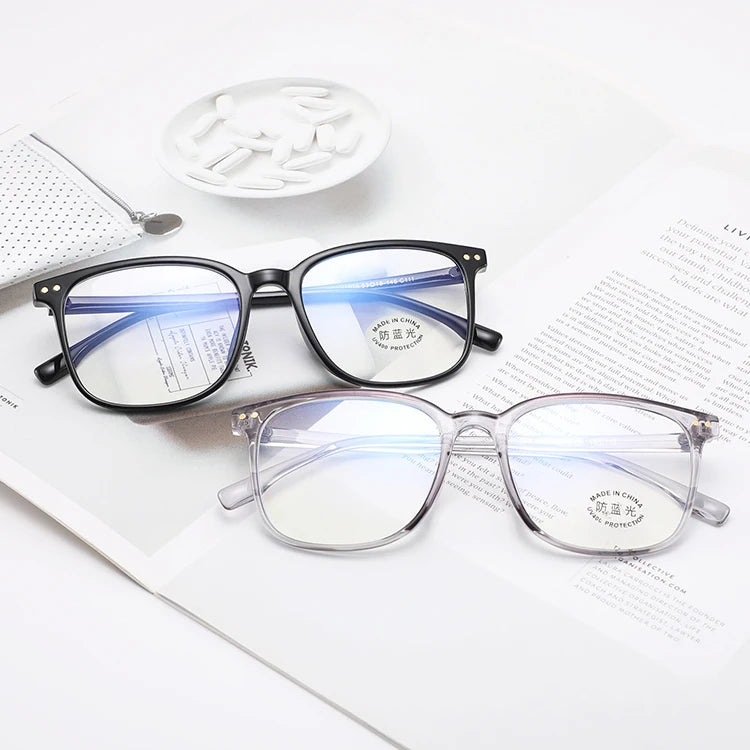 Fashion Glasses to Block Blue Light TR90 Eyewear Made in China Women Men Computer Glasses