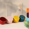 Custom logo Portable Multipurpose Solid Color Mini Tin Box With Airtight Lid Tea Sealed Jar Packing Box Outdoor Tableware