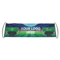 Johnin Promotional Advertising 24*70cm Polyester Handheld Sport Digital Printed Retractable Fan Scrolling Pull Banner PP