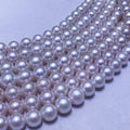 16 Inch AAA 10.5-13.5 mm White Perfect Round Loose Wholesale Freshwater Pearl in StrandM.O.Q 1 Strand