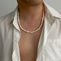Trendy Coconut Husk Beads Acrylic Starfish Necklace for Men Casual Male Chokers Summer Wearing Accessories Fashion Jewelry Gifts