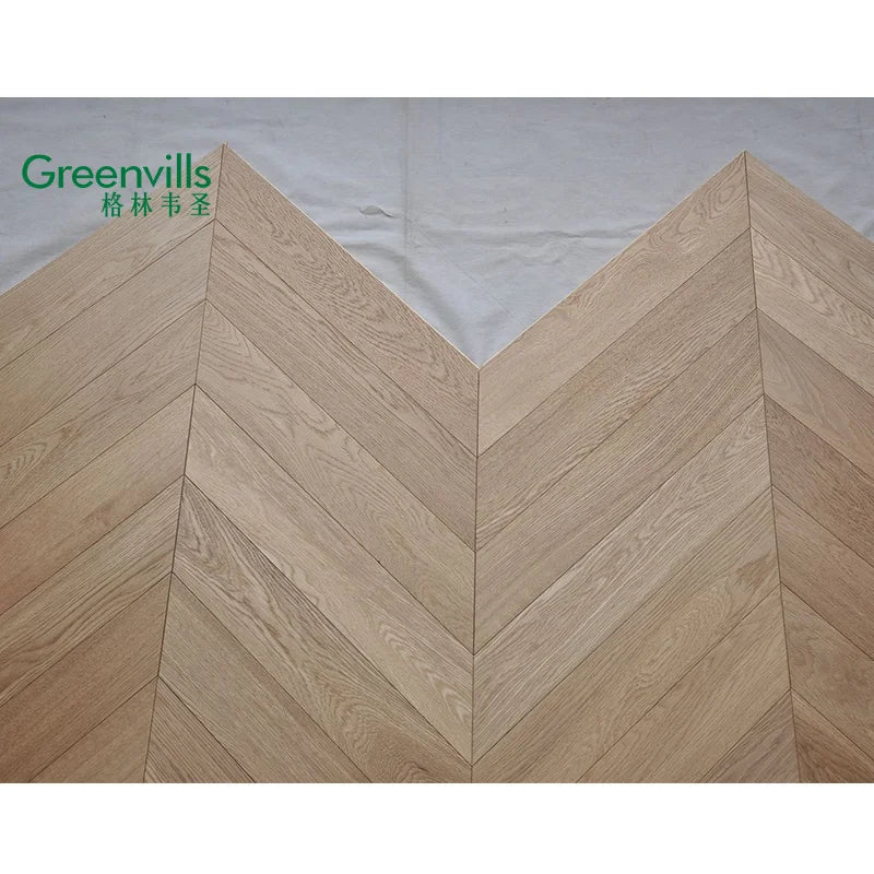 Curio Color Eco-Friendly Chevron Engineered Oak Wood Flooring /Multi Layer Oak Floor/Wood Parquet