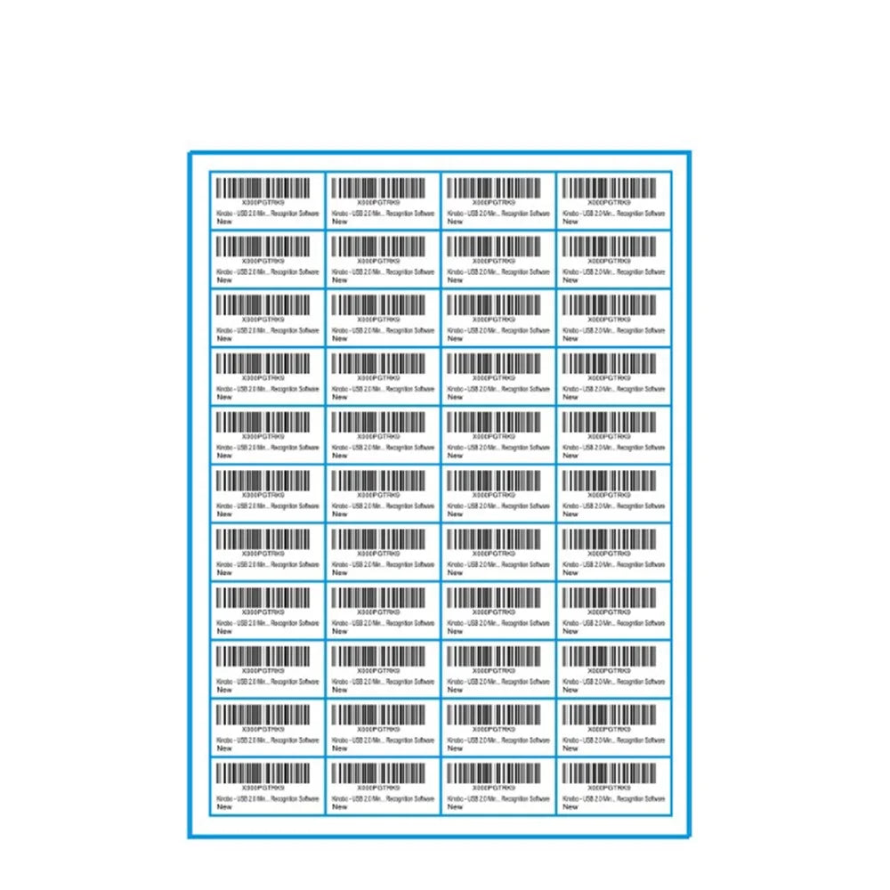 Premium Waterproof Matte White Self-Adhesive Vinyl Sticker Paper Sheet A4 8.5x11 for Inkjet Printer Packaging Printing Services