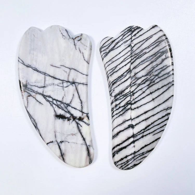 HY Natural natural Facial Gua Sha Board picasso jasper claw Shaped Facial Massage Tool For Spa Facial Guasha