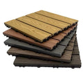 Cheap Sale 300*300mm Anti-UV Outdoor Decking WPC DIY Tiles Factory Balcony Floor Tile
