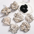 Dowell Spring and Summer  Hot Sale Organza Hair Scrunchies Ties New Fashion Design Hair Band Srunchies for Ponytail Holder