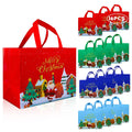 Christmas Non-woven Tote Bag Santa Xmas Tree Gift Bag Xmas New Year Candy Gift Packaging Bag Large Capacity Shopping Bag
