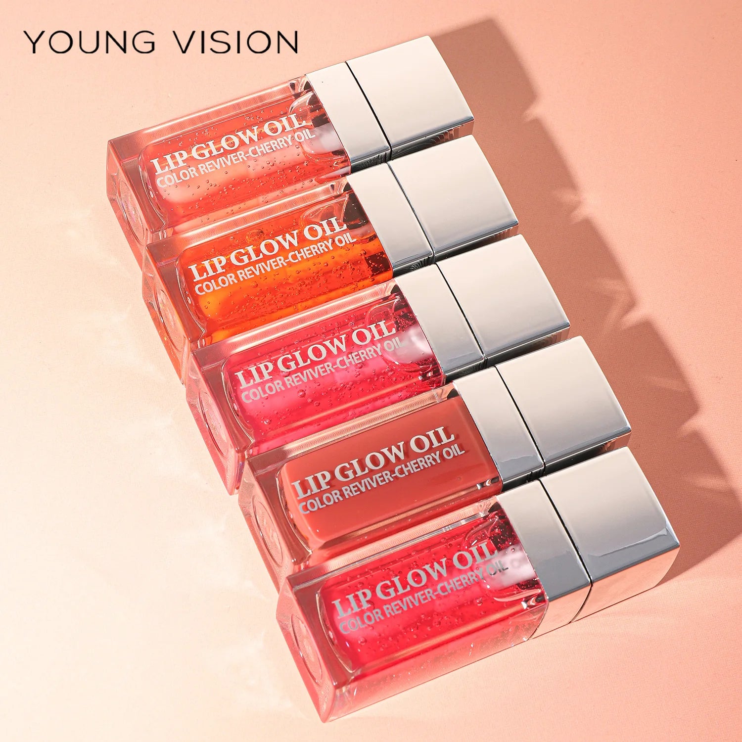 Wholesale Cute Colorful Nourishing Lip Care Liquid Lip Gloss Custom Logo Moisturizing Smooth Clear Lip Balm