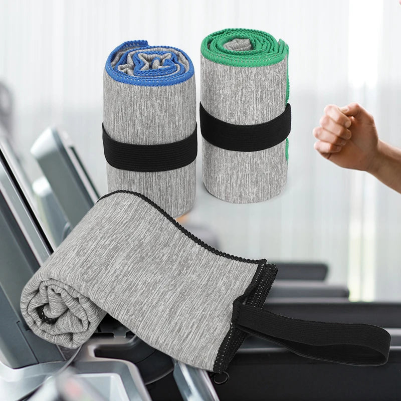 Quick Drying Sweat-Absorbent Microfiber Fitness Gym Towel with logo Custom Sports Towel Microfiber
