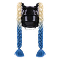 AliLeader Motorcycle Ponytail Helmet Pigtail Decoration Punk Dreadlocks With Sucker Moto Bike Helmet Braids