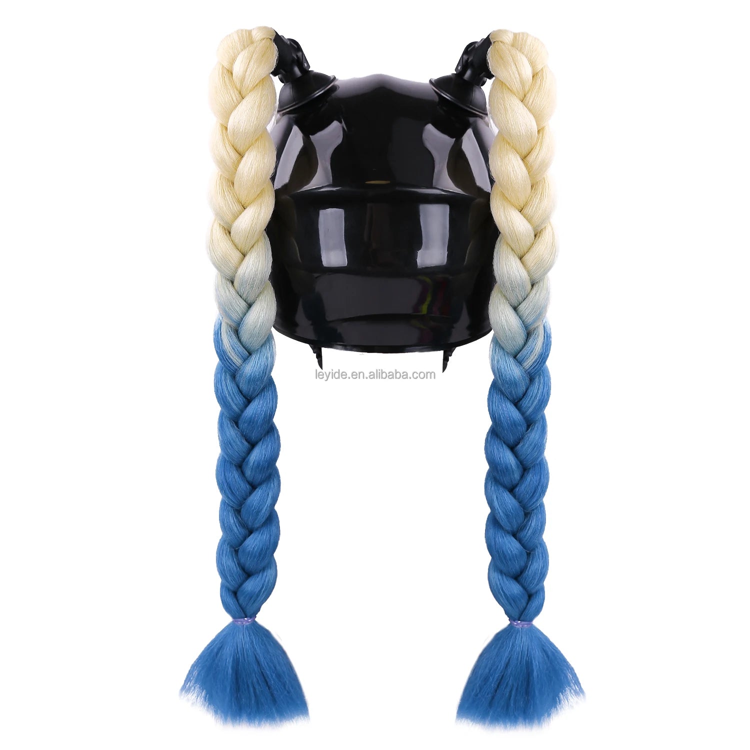 AliLeader Motorcycle Ponytail Helmet Pigtail Decoration Punk Dreadlocks With Sucker Moto Bike Helmet Braids
