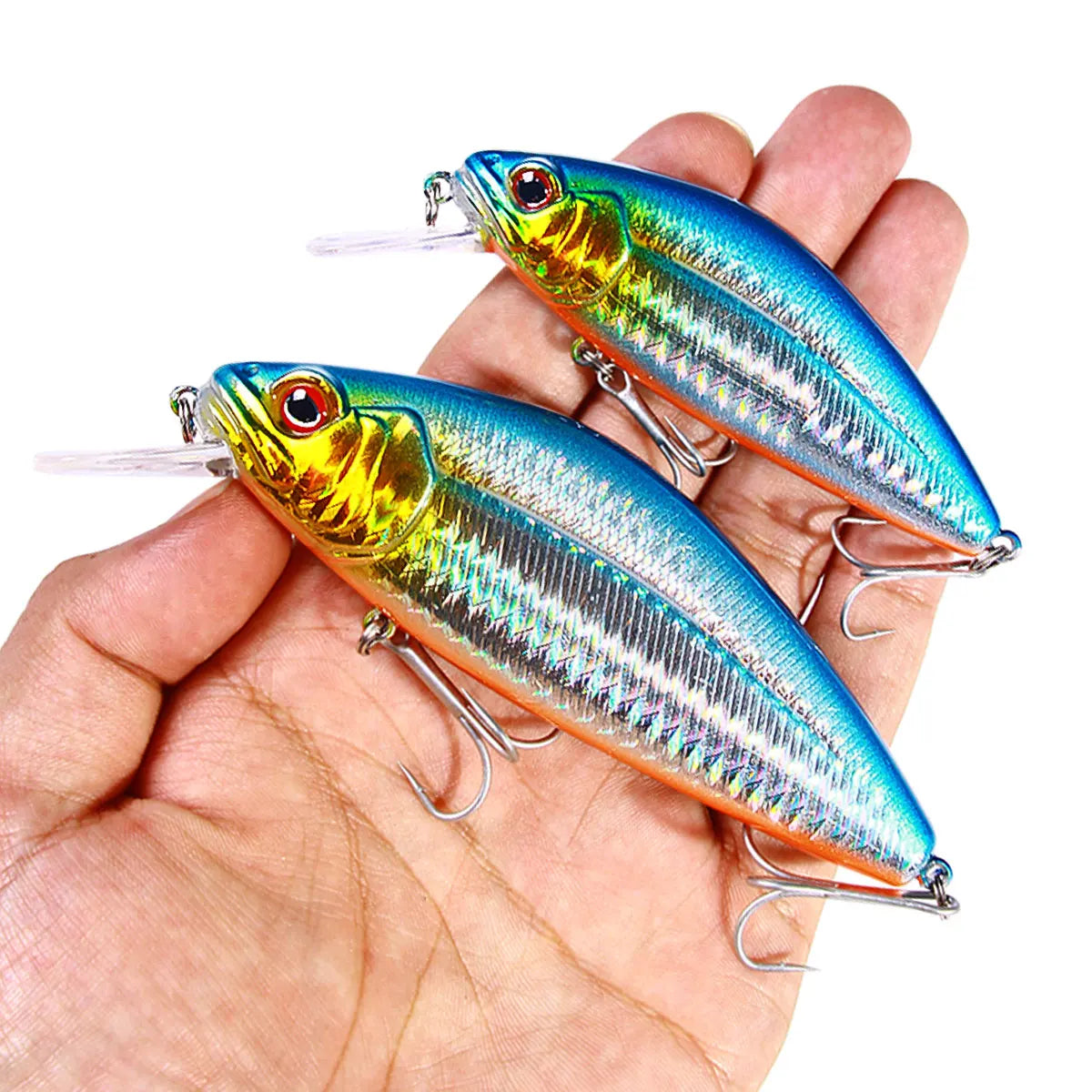 15g/32g New Color Factory Sell 3D Print Plastic Hard Fishing Heavy Sinking Minnow Lure Japanese Lure MegaBDM