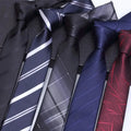 Men's Korean Version Silk Tie 2.36 Inch Business Casual Gift Box for Graduation