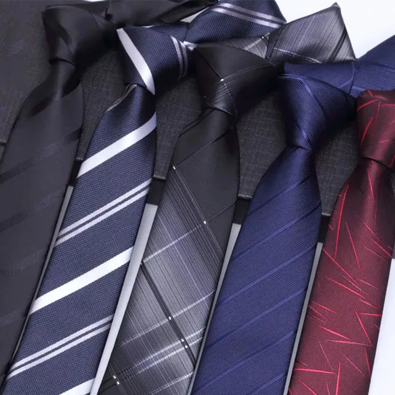 Men's Korean Version Silk Tie 2.36 Inch Business Casual Gift Box for Graduation