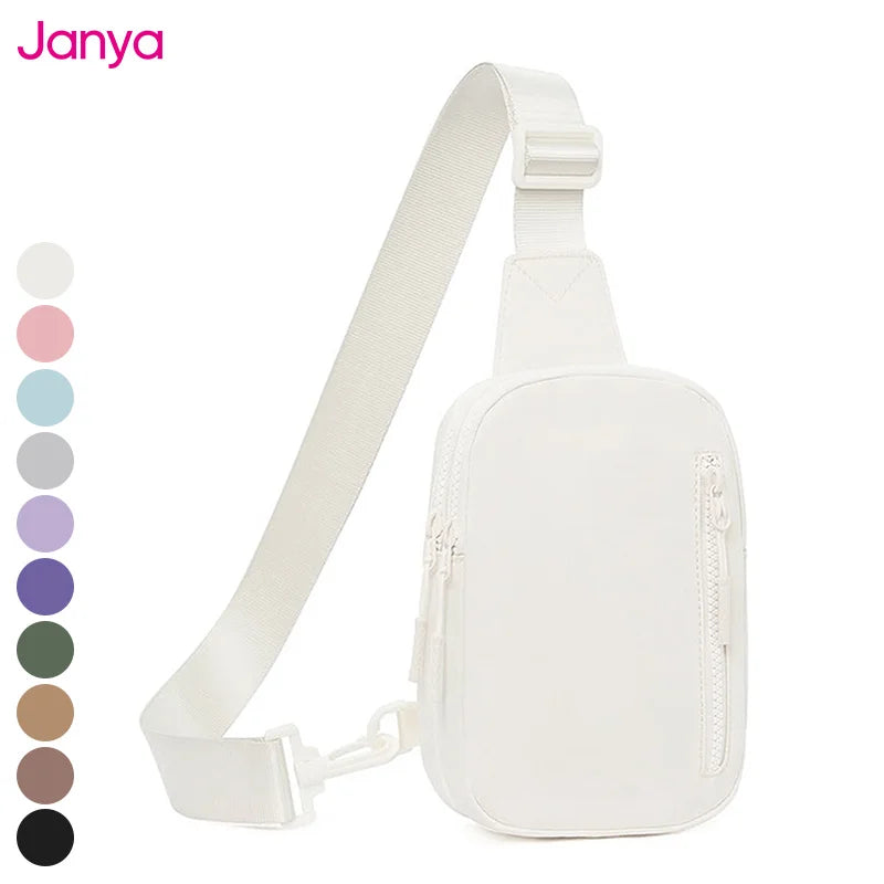 Fashion Women and Men Outdoor Sport Leisure Bags Adjustable Strap Shoulder Bag Large Capacity Waterproof Crossbody Bag Unisex