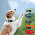 Adjustable Nylon Dog Collar Wholesale Private Label Custom Polyester Pet Collar
