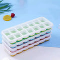 Molds With Lid Ice Tray Mold Silicone Ice Cube Reusable 14 Cavities Silicone Ice Cube