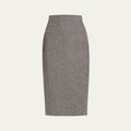 Wholesale Custom High-Waist Knit Wool Pencil Skirt Women's Office Wear Textured Tweed-Style Sweater Skirt