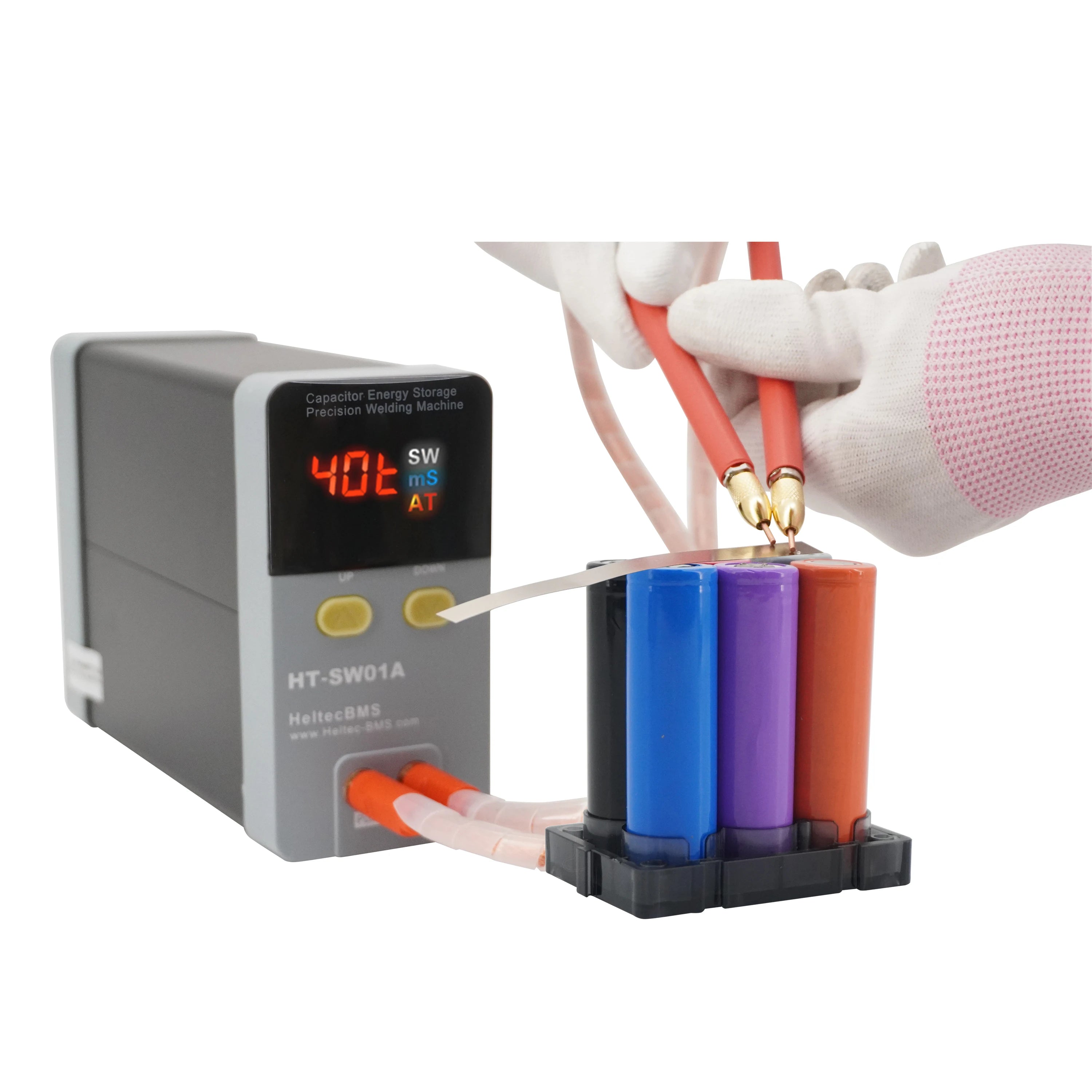 Spot Welder 18650 With LED for 0.4mm 0.5mm Nickelage/Stainless Steel Spot Welding Machine 12KW 21KW Lithium Spot Welder