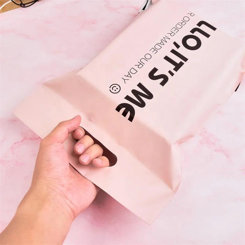 Best-selling pink Express Recycled Polymailer Mailing Bags Envelope Strong Sealing Shipping Bags for Ready to Ship