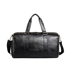 2021 Custom Logo Travel Weekend Bag Waterproof Pu Leather Sports Gym Travel Duffle Bag