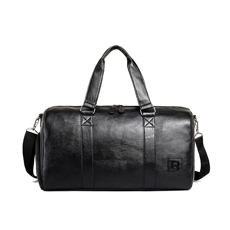 2021 Custom Logo Travel Weekend Bag Waterproof Pu Leather Sports Gym Travel Duffle Bag