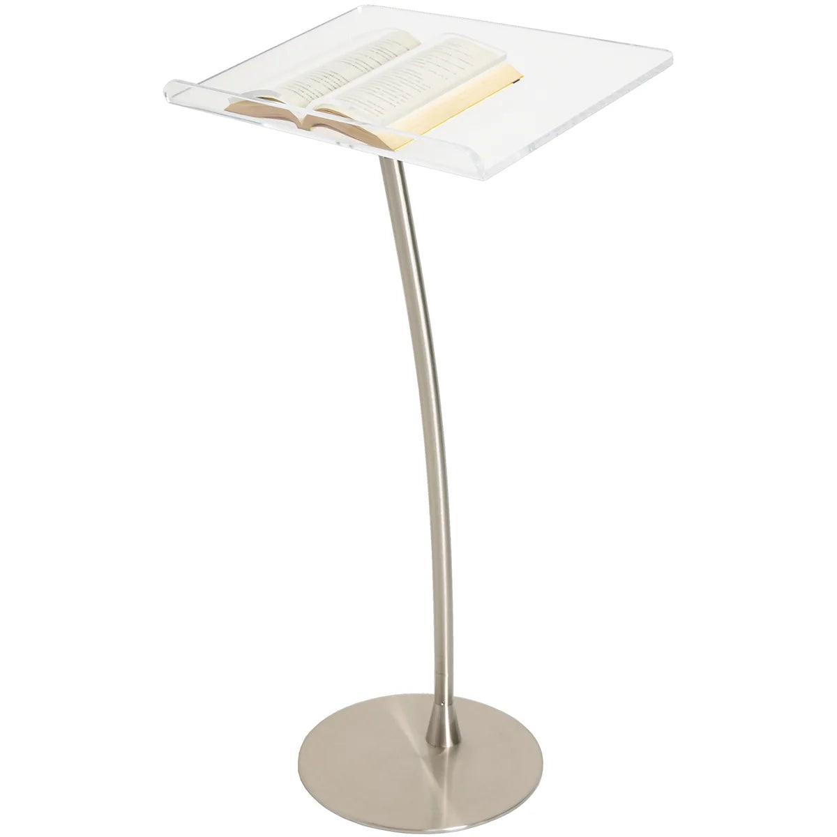 Modern Style Factory Direct Sale Acrylic Church Podium Easy Assembly Clear Plastic Design