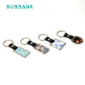 Subbank Metal Sublimation Key Chain Wholesale Promotional Zinc Alloy Blank Metal Sublimation Key Chain