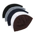 Factory-Price Hot Sale Knit Cotton Islamic Prayer Cap for Men Breathable Soft Shell Suede Warm Muslim Worship Hat