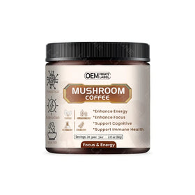 Mushroom Coffee Superfood Powder Mushroom Instant Coffee Focus Attention Coffee Mushroom