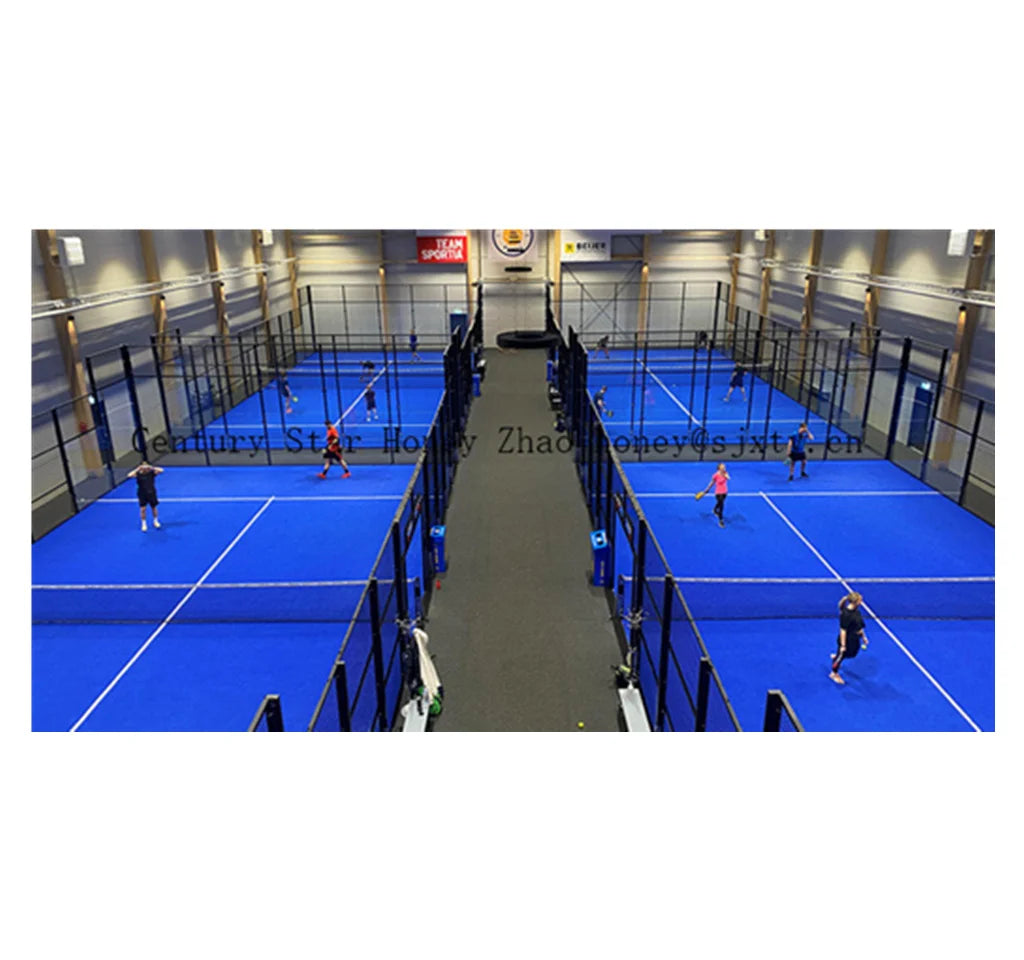 Golden Supplier 12mm Glass Padel Tennis Court and 3mm Thickness Steel Poles Padel Tennis Court for Padel Tennis Sport