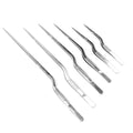 Picnic Barbecue Cooking Kitchen Tongs Stainless Steel Portable Utensils BBQ Tweezer Food Clip Kitchen Chief Tong