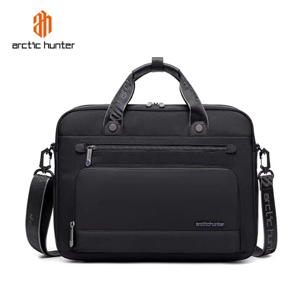 ARCTIC HUNTER Classic Waterproof Wholesale New Design Custom Office Laptop Bag Men 15.6 Inch Lightweight Documents Genuine