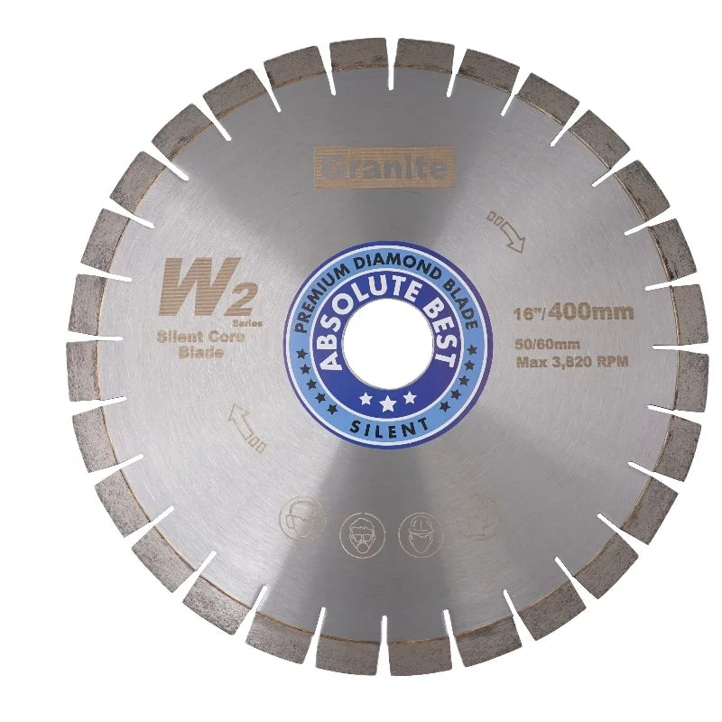 Sandwich Cutting Granite Diamond Saw Blade Super Quality 16in/400mm Granite Cutter Blade Bridge 350mm Saw Disk for Granite