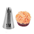 Painting Piping Nozzles1M 25MM Cake Decorating Tools 304 Stainless Steel Medium Bean Cookies Metal Nozzle Icing Piping Tips Tool