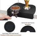 Bricket Silicone Coffee Tamper Mat-Medium (Black) Coffee Leveler for Coffee Powder