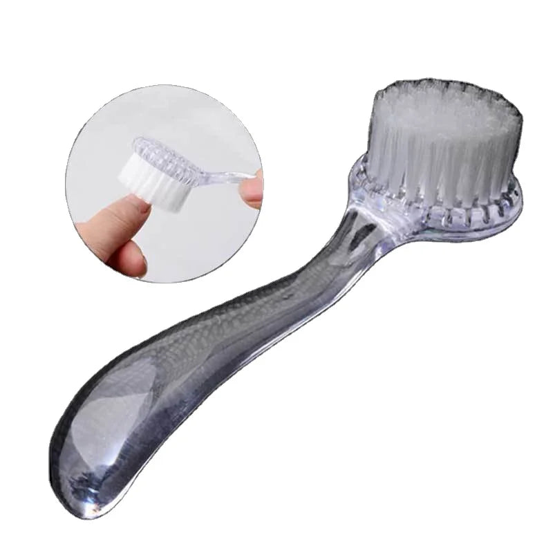 Nail Art Round Head with Cover Long Handle Nail Dusting Brush Nail Dust Brush