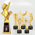 2025 New Design Gold-Plated Crystal Custom Trophies - Creative Awards Honored Employee Outstanding Leadership Custom Engraving