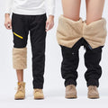 Ski Pants for Men Outdoor Windproof Waterproof Snowboard Snow Fleece Pants Thick Warm Trousers Women Trekking Hiking Pants