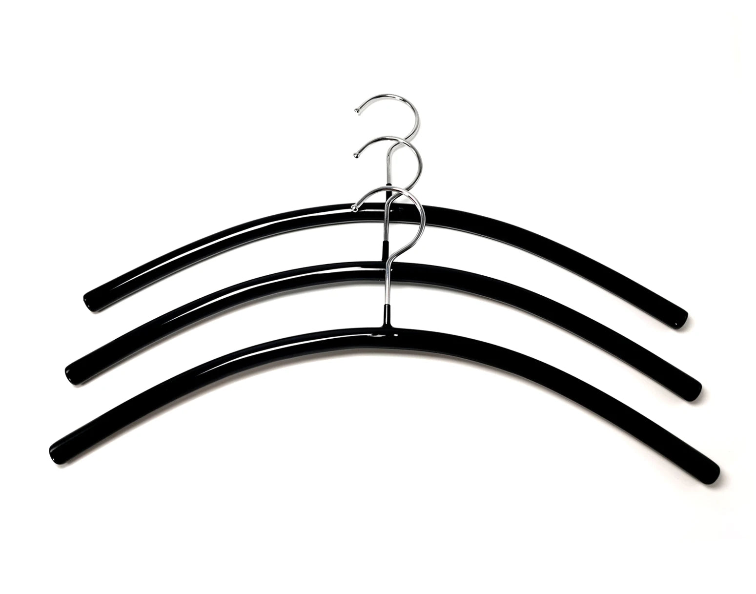 Wholesale Solid Durable PVC Metal Single Tier Clothes Hanger with Non-Slip Hooks Design for Wardrobe Bathroom Living Room Use