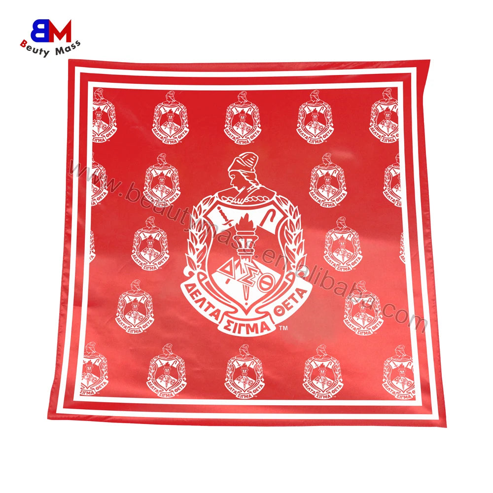 New Design Custom Scarf Logo Stylish Hair Scarf Square Hijab Flight Luxury Scarf for Women
