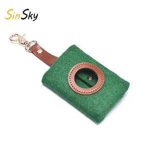 SInSky Dog Toilet Bag Outdoor Poop Collection Canvas Bag Dog Waste Toilet Dispenser Pet Poop Bags