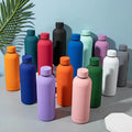 Wholesale Double Wall Vacuum Stainless Steel Small Mouth Water Bottle LOGO Custom Outdoor Sports Cup Gift US Standard 500ml