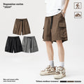 Mens Cargo Shorts Men's Fashion Ins Straight Leg Pants Men Casual Summer High Street High Street Running Custom Shorts