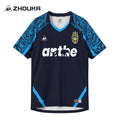 Factory Free Design Logo Vintage Sublimation Soccer Jersey Breathable Quick Dry Football Wear Sport Casual Retro Men Shirt