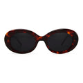 Brand High Quality Acetate Vintage Oval Sunglasses Women Trending Polarized Sun Glasses Men Shades UV400 Eyewear Street Style